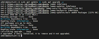 Ubuntu 22.04 installasi mysql server